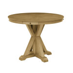 Rylie Counter Trestle Table Base, Caramlel Finish - Image 9