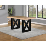 Magnolia 80-96-inch Counter Table W/18-inch Leaf, Black Base - Image 7