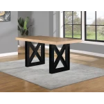 Magnolia 80-96-inch Counter Table W/18-inch Leaf, Black Base - Image 7