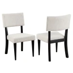 Colvin 5-piece 52″ Round White Marble Dining Set, Black Finish - Image 15
