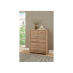 Crafted Oak by Ben & Erin Napier Chest - 5 Drawer - Image 4