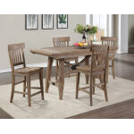 Riverdale 5-piece Counter Set(counter Table & 4 Chairs)