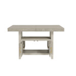 Garland 60-80″ Counter Table With 20″ Leaf, Greige Finish - Image 15