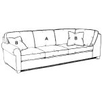 2587 LHF Corner Sofa Sectional
