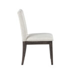 Evan 5-piece 78-96-inch Dining Set With 4 Eggshell Linen-look Side Chairs - Image 11
