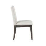 Evan 5-piece 78-96-inch Dining Set With 4 Eggshell Linen-look Side Chairs - Image 11