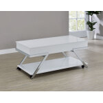 Zena, Lift-top Cocktail Table, Castered - Image 5