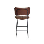 Tribeca 24″ Commercial Grade Counter Stool, Cordovan Vegan Leather - Image 8