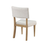 Colvin 5-piece 52″ Round White Marble Dining Set, Toffee Finish - Image 12