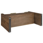 Garland, Sofa Table, Glass Top, Toffee Finish - Image 6