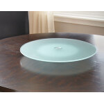 Avenue 22-inch Frosted Glass Lazy Susan