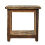 Reclamation Salvaged Wood Chairside Table - Image 4