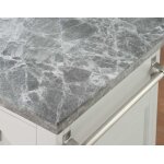 Zermatt Gray Marble Kitchen Island Top - Image 4