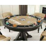 Rylie 6-piece Game Dining Set, Black Finish - Image 7