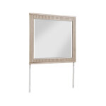 Henry Reeded 42″ Mirror, Tan Finish - Image 4