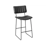 Tribeca 30″ Commercial Grade Bar Stool, Black - Image 3