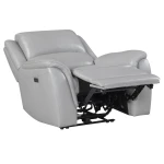 Alexandria Leather Power Recliner, Stone - Image 6