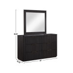 Henry Reeded Bedroom, Espresso Finish - Image 16