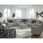 Social Club Power Headrest Armless Recliner - Image 4