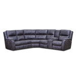 Marquis RAF Power Headrest Console Loveseat (2 Recliners) w/ Next Level