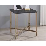 Daxton Faux-marble Top End Table - Image 3