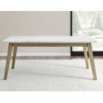 Vida 6-piece White Marble Dining Set(table & 4 Side Chairs) - Image 5