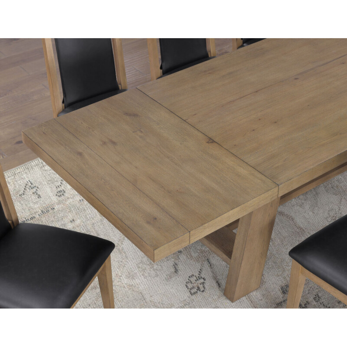 Orinda 5-piece 72-108-inch Dining Table Set With 4 Side Chairs ...