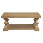 Dory Coffee Table With Casters, Sand - Image 5