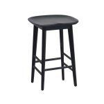 Hilton 24″ Backless Counter Stool, Black