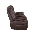 Stetson Manual Reclining Console Loveseat - Image 9