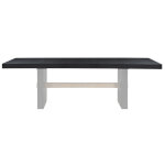 Aubrey 78-96″ Table Top W/18-inch Leaf, Black