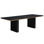Magnolia Modern Double Pedestal Base, Black - Image 11