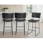 Tribeca 30″ Commercial Grade Bar Stool, Black