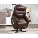 Ottawa Power Lift Chair With Heat And Massage, Walnut - Image 4
