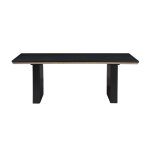Magnolia Modern Double Pedestal Base, Black - Image 8