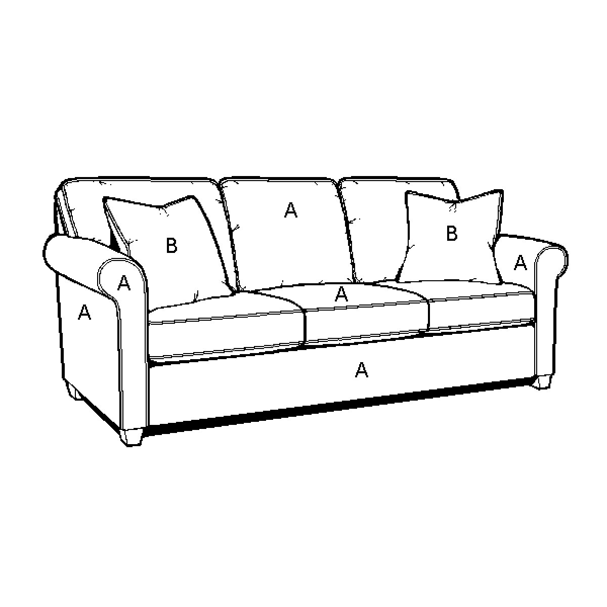 7efc4031ac5b3334aa2e2b26e67902c1 2460 Sofa - Image 1