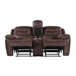 Stetson Manual Reclining Console Loveseat - Image 8