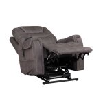 Brisbane Power Lift Chair W/three Heat Zones, Stone - Image 9