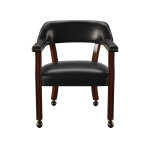 Tournament Game Table And Chairs, 6-piece, Black(table & 4 Side Chairs) - Image 10