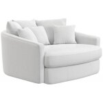 Matty 710 Round Accent Cuddle Chaise - Image 4