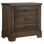 Cool Rustic Nightstand - 3 Drawers - Image 8