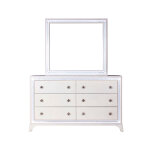Cassie Queen Illuminating 4-piece Glam Queen Bedroom Set - Image 21