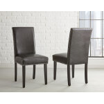 Verano Black Pu Side Chair