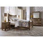 Maple Road Cal King Slat Poster Bed - Image 6