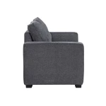 Noah Convertible Sleeper Loveseat, Gray - Image 3
