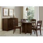 Crafted Cherry Dining by Ben & Erin Napier 48 inch ROUND TABLE w/ Wood Base