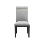 Yves 5 Piece Dining Set (table & 4 Grey Performance Side Chairs) - Image 7