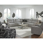 Social Club Power Headrest Armless Recliner - Image 5