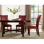 Hartford Vegan Leather Side Chair, Red - Image 10
