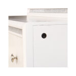 Cassie Illuminating King Bed, Shimmering Pearl Finish